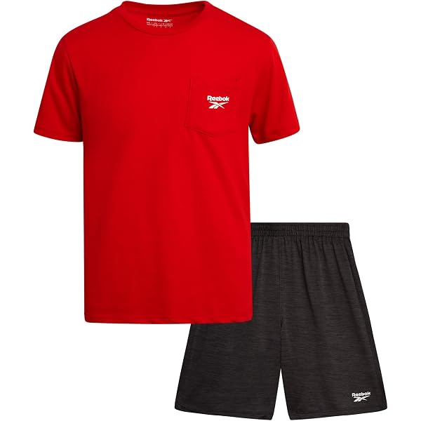 b-boy セット　ゲームシャツとパンツのみ　Reebok Amazon.com: Reebok Boys Athletic Shorts Set - 2 Piece Summer